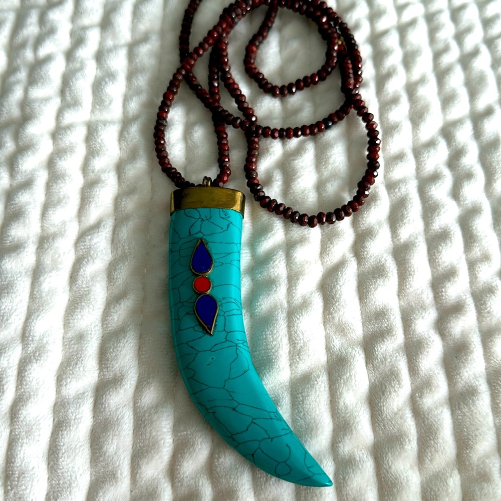 Long Turquoise Necklace
